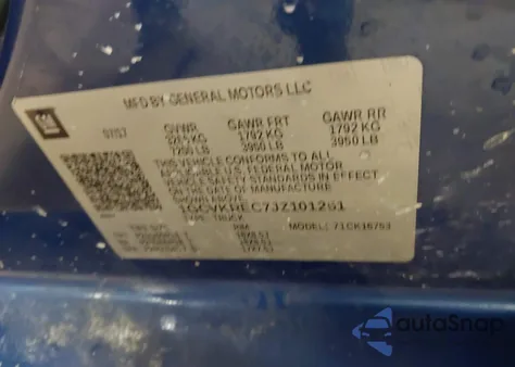 2018 Chevrolet Silverado 1500 1Lt from USA, damaged, VIN 1GCVKREC7JZ101251